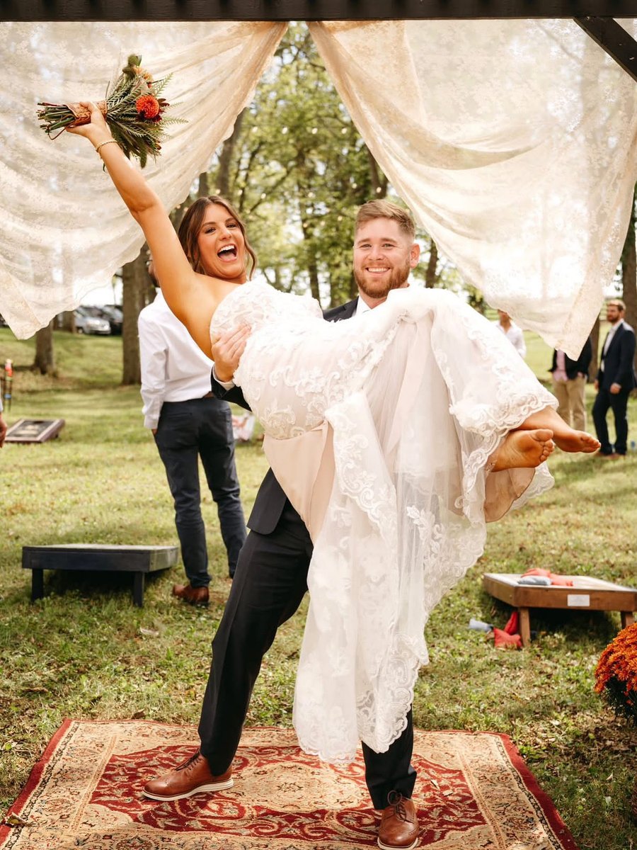 Big congrats to Will &amp; Lauren McDonald! 💍💜
What a day celebrating you two! So glad many of us could be there yesterday to cheer you on as you start your greatest adventure yet. Wishing you a lifetime of love, laughter, &amp; lots of walk-off moments together! ⚾️💜#AUBrothers4Life