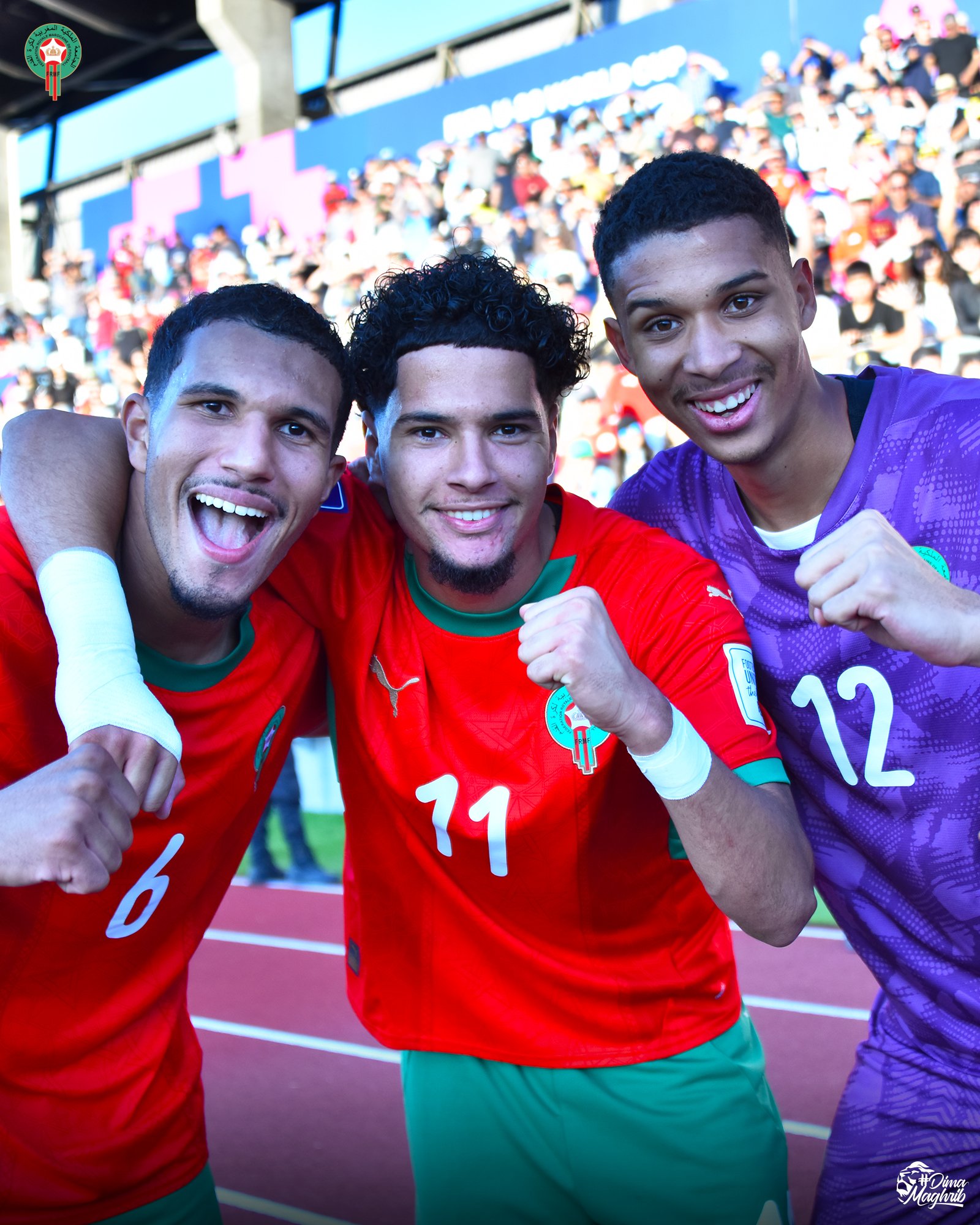 لاعبو المغرب. (إكس)
