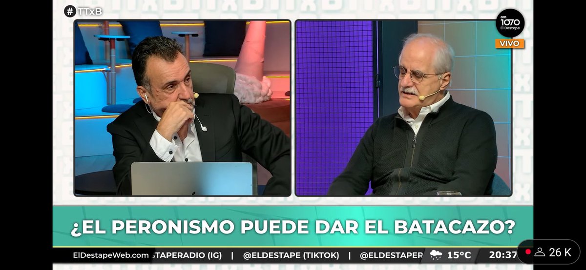 Vamos a volver y quiero el Ministerio de la Venganza
Por los dólares fugados
Por las tierras vendidas
Por el Garraham
Por el agua
Por Cristina
Por la deuda con el FMI
Por Milei y Macri
#TTxB