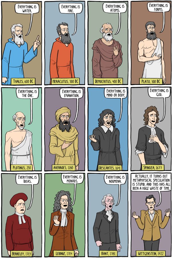 The study of philosophy aims not at knowing what men feel, but at what is the truth of things.