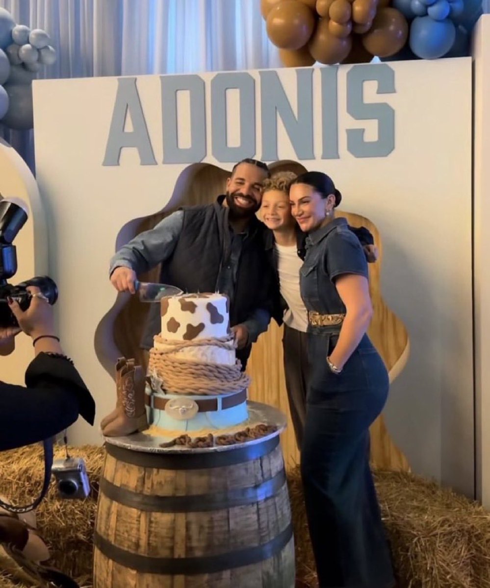Drake at Adonis’s Birthday Party