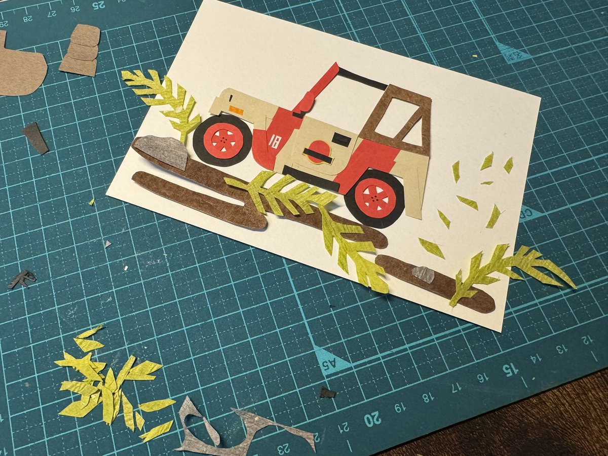 sn01134's tweet photo. 愛車をモチーフに🚗

依頼受付中です✂️ https://t.co/bSB1UFLLe6