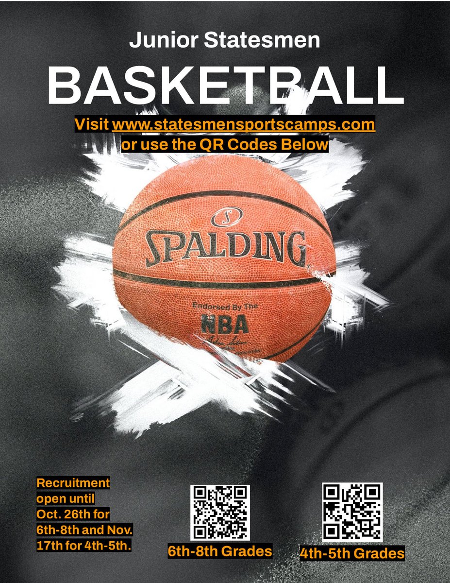 Don’t forget to sign up for our WG Basketball League!