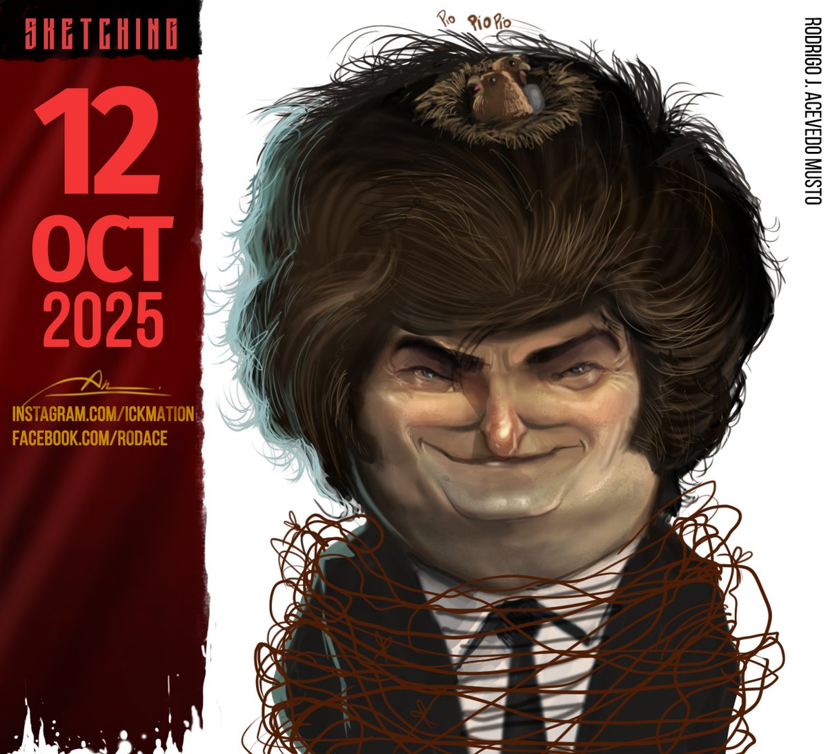 Rodace's tweet image. Daily Sketch
@danielhadad @EtnyHn @El_puebloHn @ObservadorUY @jmahrens @diariosevilla @ListinDiario @criticaenlinea @laderechadiario @martinaguirre @juanblancouy 
#sketch #boceto #ilustración #art #arte #Milei #Argentina
facebook.com/Rodace
Instagram.com/Ickmation