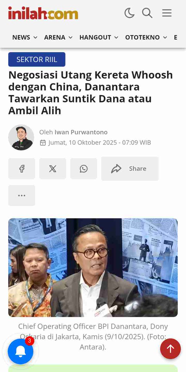 Negara mulai pusing akibat warisan kebijakan yang engga penting..