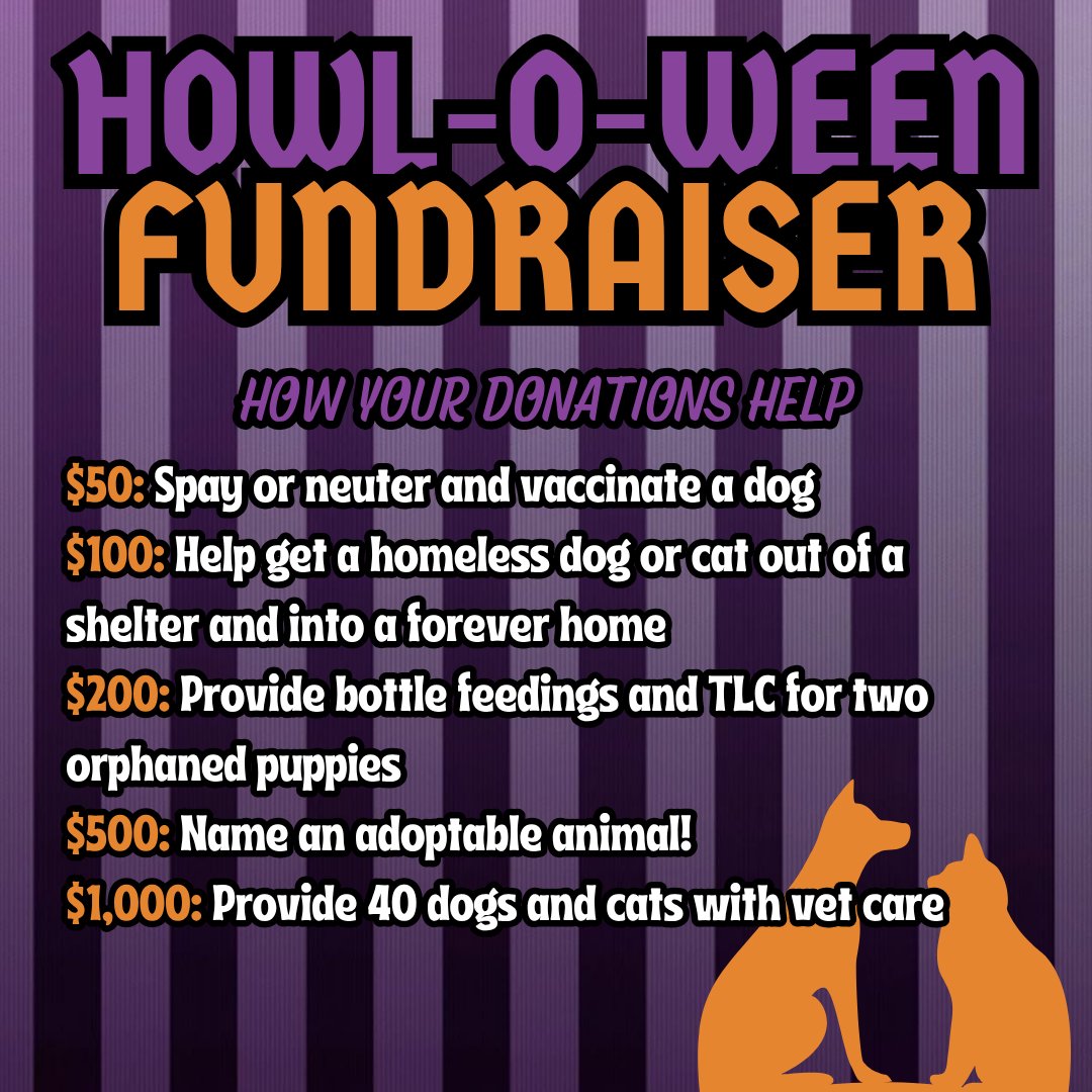The best month of the year is upon us, so we'll be fundraising for <a href="/bestfriends/">Best Friends</a>'s Spooky Stream Fundraiser! We'll be fundraising on 10/19, 10/22, 10/25, and 10/31 on Twitch, so be sure to mark your calendars! 🎃