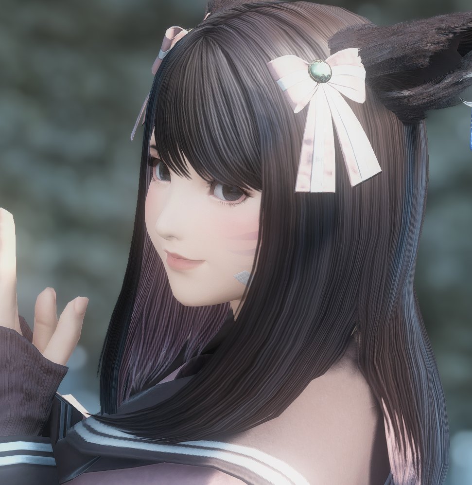 my friend got me the hair!! yipe