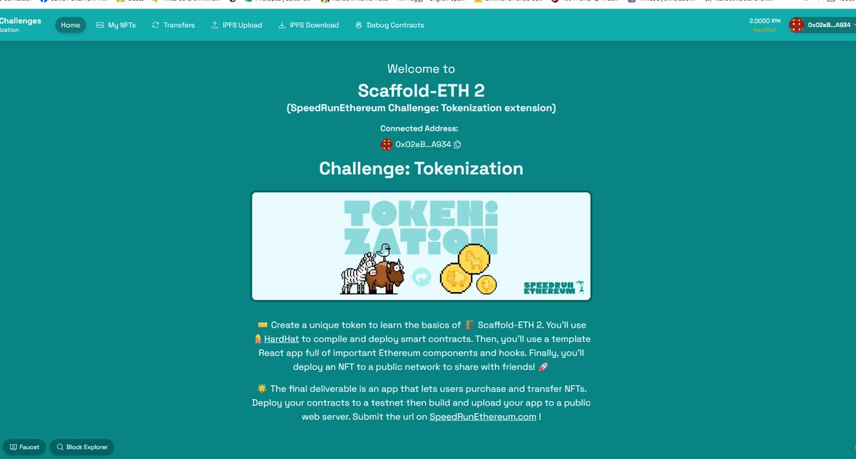 misaamane354933's tweet image. Resolviendo el Speedrin Ethereum Challengue en el Bootcamp Ethereum Lima 2025 @EthereumLima 🚀 Mint, transfer y deploy de mi NFT en Sepolia con Scaffold-ETH 2.
Demo 👇
bootcampchallenge1anthony.vercel.app

#SpeedRunEthereum #EthereumLima