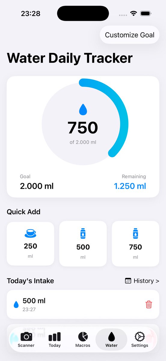 w12_dev_apps's tweet image. After two weeks waiting approve finally my new app is launched 💪🏼
Get rating your meal and make choose more healthy, track your day calories, water intake and macros
#AI #CalorieTracker #HealthTech #FitnessJourney #Snap2Burn