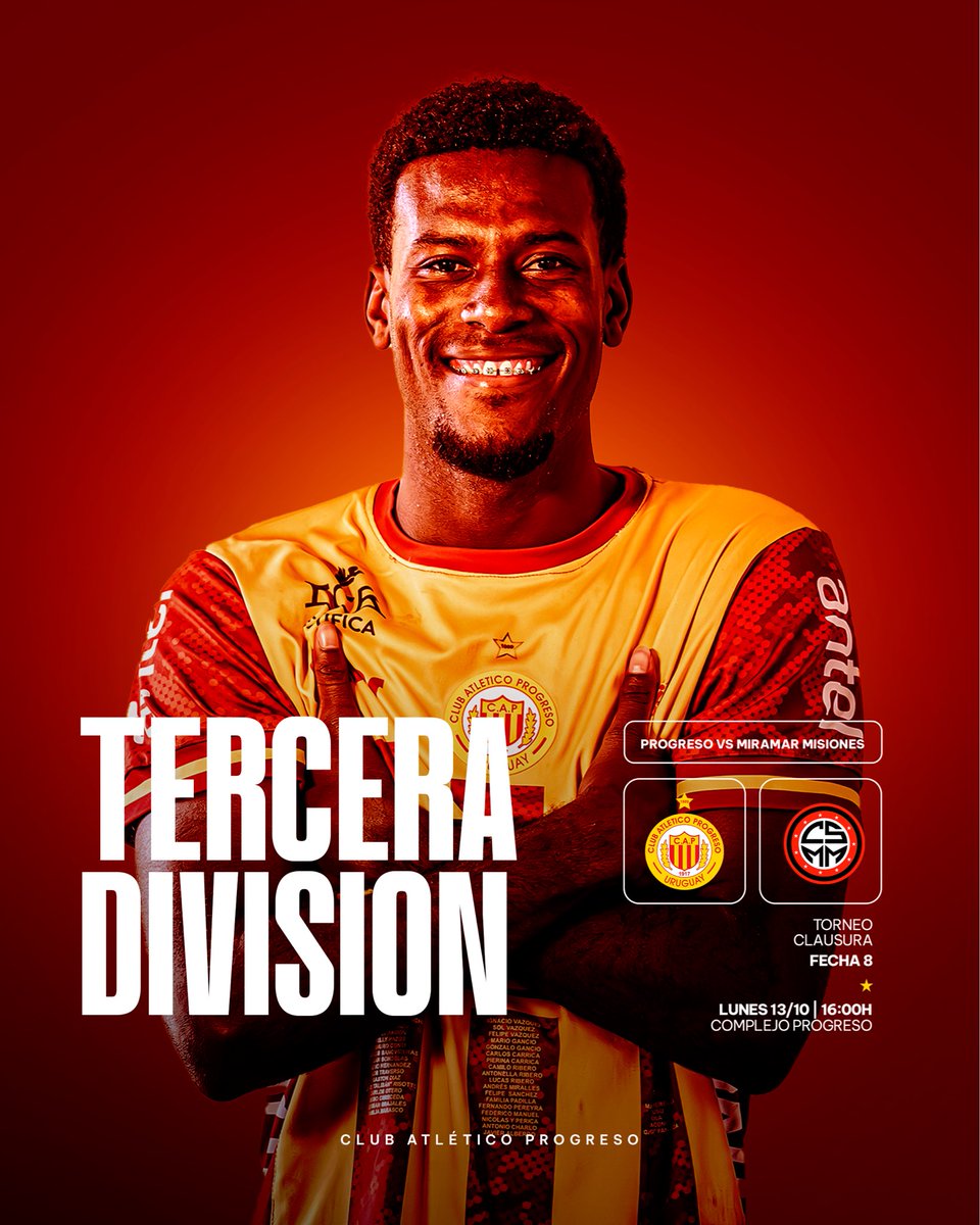 ProgresoOficial's tweet image. #Tercera | Hay fútbol mañana ⚽️

🆚 Miramar Misiones 

#ElClubDelBarrio