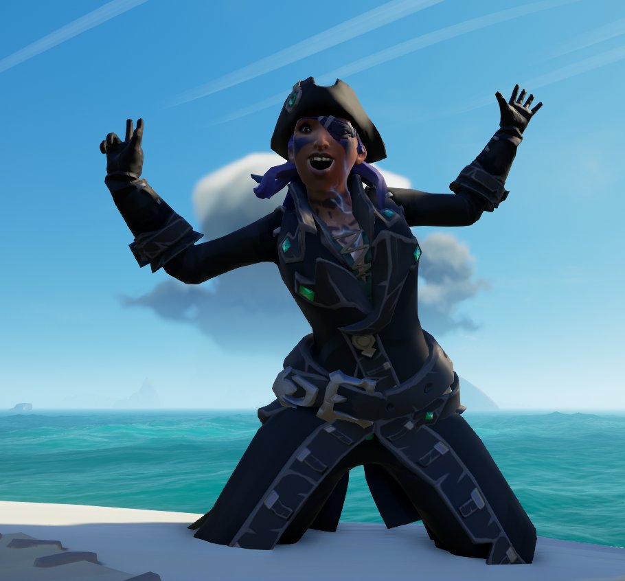 gosfather's tweet photo. I know at times my channel has been tagged as a one trick pony or "Giveaway Andy." Tbh I wear that as a badge of honour, through the support of the chat/community I have given away over $20k worth of @SeaOfThieves cosmetics to dozens of happy winners! 
Its self-sustaining through subs, donos, and bits with all proceeds used to procure the prizes.
I will keep doing it as long as I can, and you never know if you tune in, you might even be entertained as well!?!
Congratulations to all the winners its so great to see the pictures of you flexing the swag and the support of my amazing mod team who help me run things especially @Knawkz the mastermind and the Vegas pit bosses @420_markc & @Nuttieosa