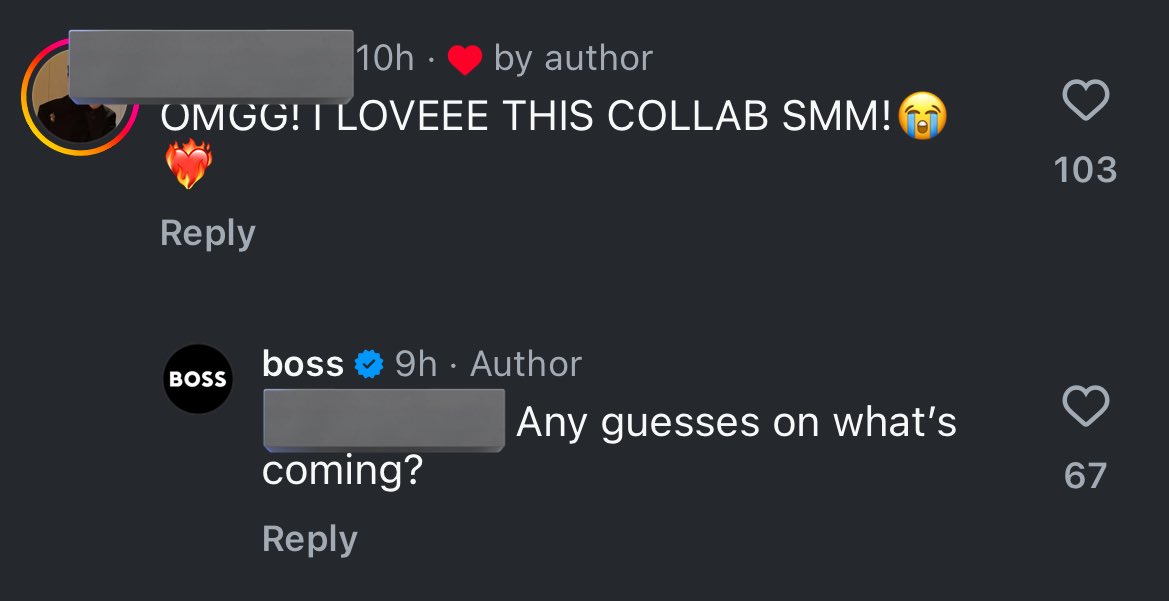 BOSS hinting on scoups attending the austin gp this week 😌☝🏻

“what if scoups attends the austin gp?”
ㄴonly time will tell

“scoups fits the racing spirit so well”
ㄴtrust the wait for more 

“love this collab sm”
ㄴany guesses on what’s coming?