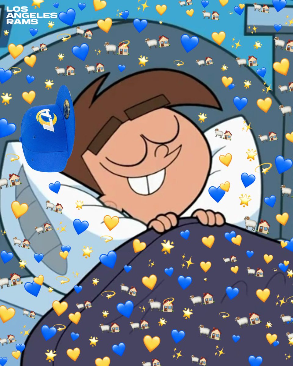 Good night, Rams fans 😌