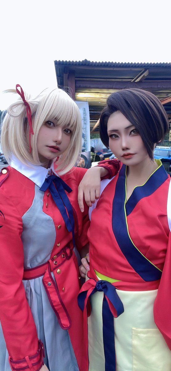 kiku1569's tweet image. 昨日のちさフキ
オン（制服）とオフ（ガチ私服）

#サバまん4