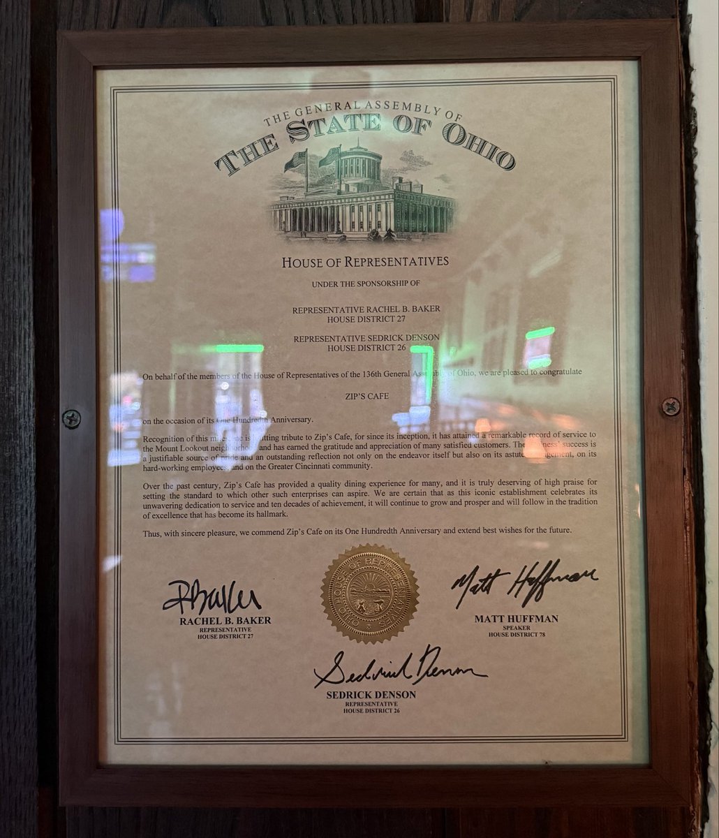 Woot woot to 100 years of Zip’s Cafe!! That’s a century of burgers, chili, onion rings, laughter, and a neighborhood staple. May the train continue to chug, the buns stay golden, and the crowd keep coming through those doors.

Happy 100th, Zip’s! 🍔