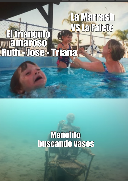 Tengo mucha intriga en lo que busca Manolito #LaCasaDeLosGemelos