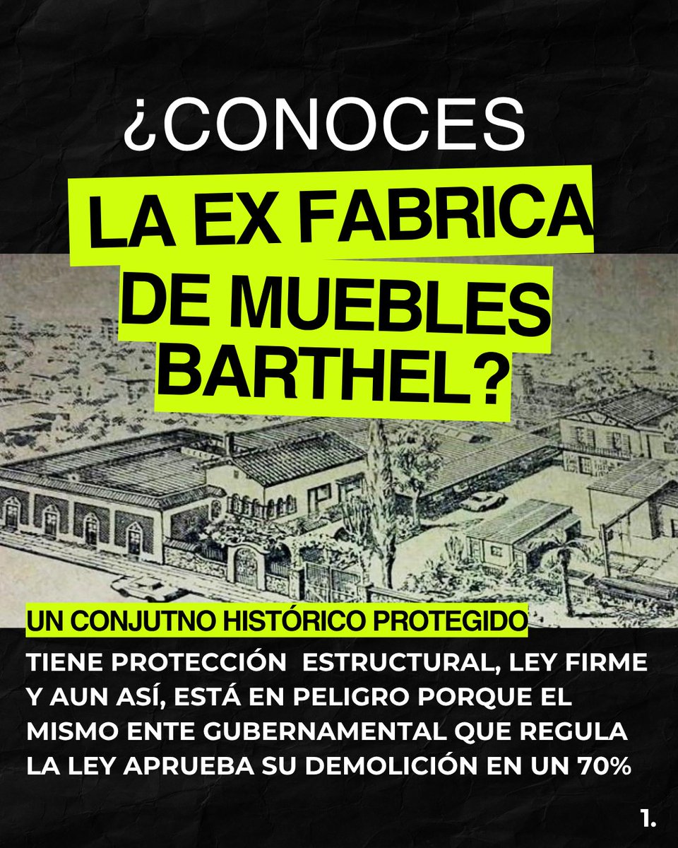 natzkerba's tweet photo. Ilustro para resistir: Ex fabrica de muebles Barthel, Freire 3065, Coghlan. Conjunto histórico de arq neocolonial protegido por ley firne, en riesgo por un permiso de demolición de más del 70% del mismo.
Va hilo 👇 🧵
#amigxsestaciondecoghlan
#barthel #patrimonio #Coghlan https://t.co/gdU7DwQkDD