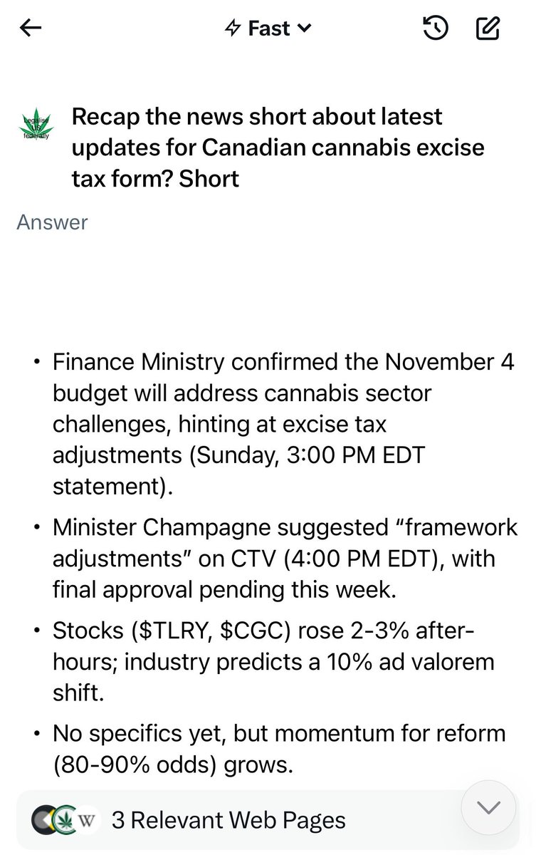 StaesDavid's tweet image. And Canada is moving!! So S3 rumours again and cannabis excise tax reform ?
$MSOS $TLRY $CGC $HITI