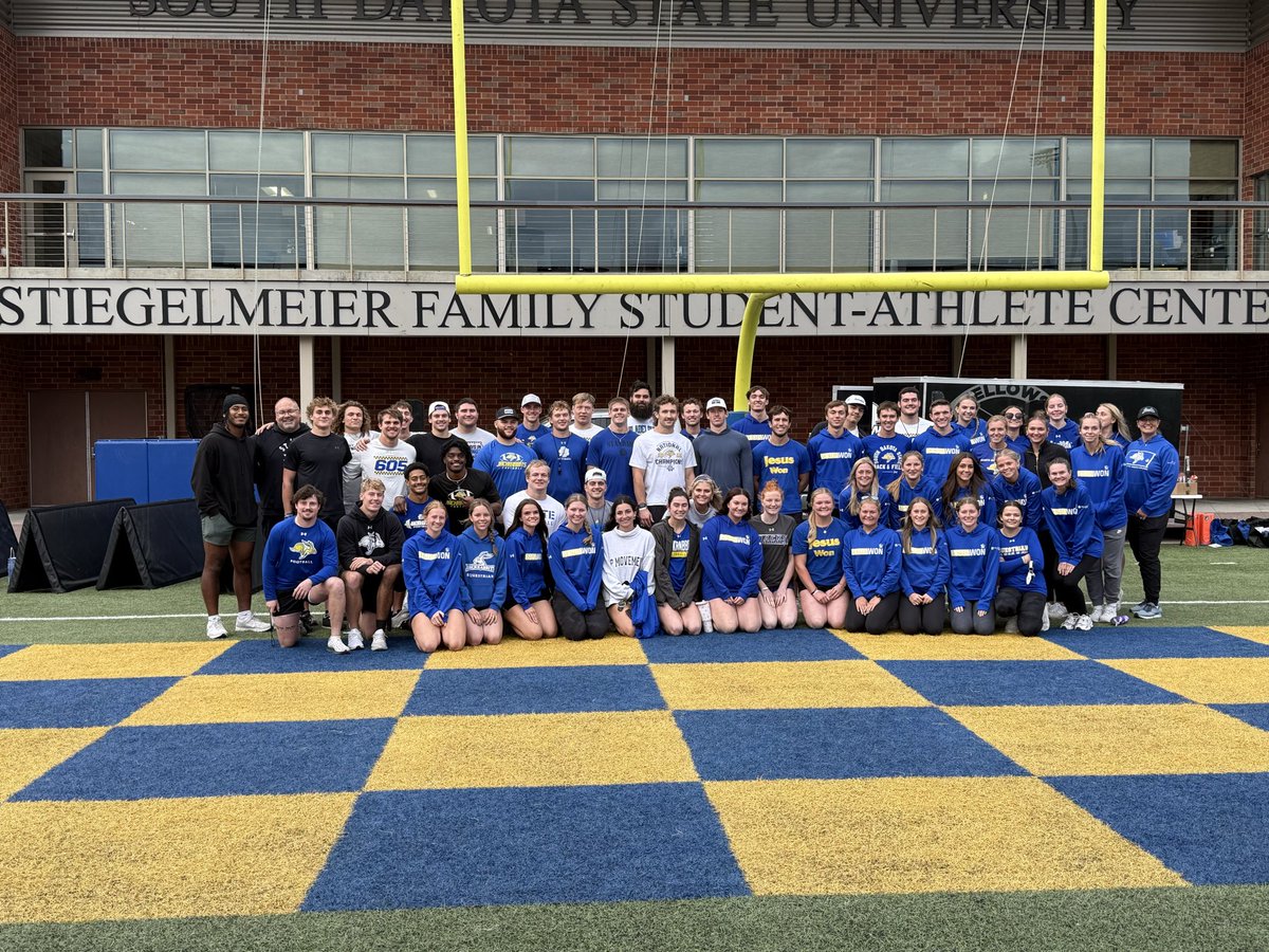 And that’s a wrap on the 2025 Jackrabbit FCA Flag Football season! It couldn’t be done without these student athletes. Throughout the season we had over 80 Jackrabbits serving our 32 teams, giving of their Sunday afternoons to love, encourage and teach their players! #jesuswon