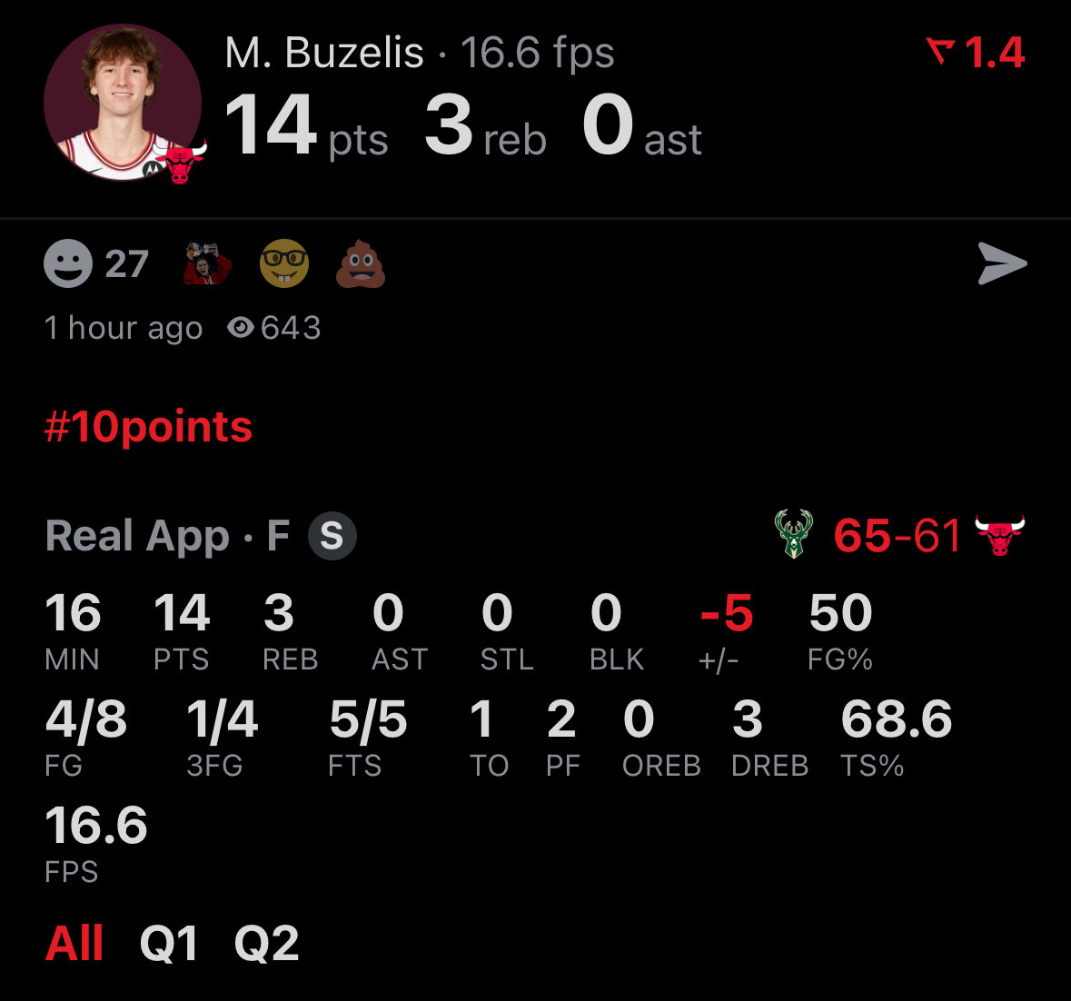 Literally a top 5 PF by the end of the season