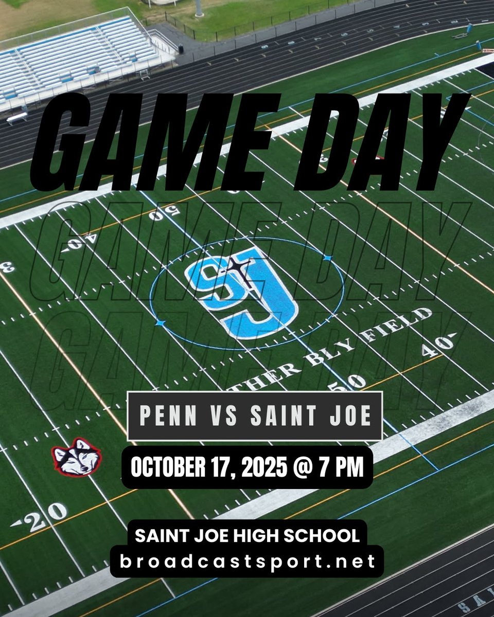 John Overmyer (@overmyerj) on Twitter photo Its game day for the  final week of the regular season of High School football. Join <a href="/OvermyerJ/">John Overmyer</a> and <a href="/klawman77/">Drew Klawiter</a> as <a href="/SaintJoeFB/">South Bend Saint Joe Football</a> host <a href="/The_Pennant/">Penn Kingsmen Sports</a> at Father Bly Field. The NIC title is on the line. Join us on <a href="/Livevideoguys/">Broadcastsport.net</a> and the <a href="/IHSAAtv/">Champions Network</a> at 6:30 pm tonight Its game day for the  final week of the regular season of High School football. Join <a href="/OvermyerJ/">John Overmyer</a> and <a href="/klawman77/">Drew Klawiter</a> as <a href="/SaintJoeFB/">South Bend Saint Joe Football</a> host <a href="/The_Pennant/">Penn Kingsmen Sports</a> at Father Bly Field. The NIC title is on the line. Join us on <a href="/Livevideoguys/">Broadcastsport.net</a> and the <a href="/IHSAAtv/">Champions Network</a> at 6:30 pm tonight