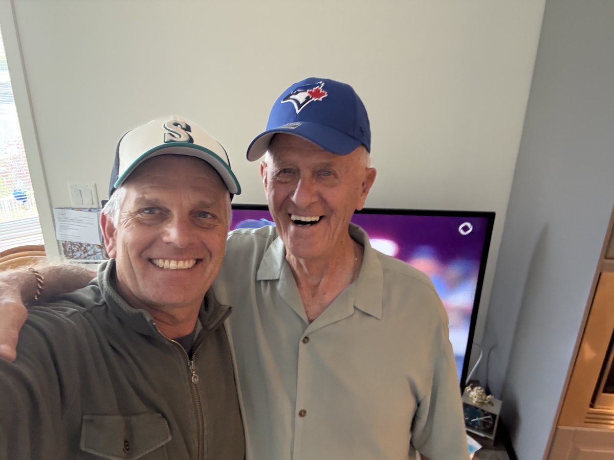 Happy 85th birthday to this guy and go M’s!! What a great way to spend Canadian Thanksgiving!!