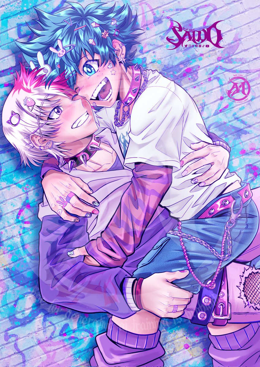 "くもりのない あたたかな きみの ぬくもり ことば おもい あざやかに いろどるから"
"Your light and warm thoughts and words color the sky vividly"

COLOR - Girügamesh
#TodoDeku #BNHA