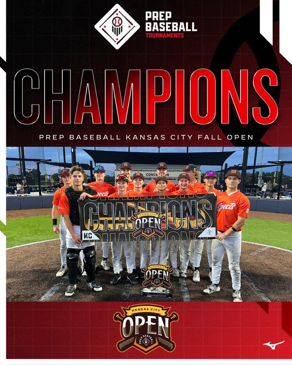 🏆CHAMPIONS🏆

Congratulations to the 2025 Prep Baseball Kansas City Fall Open Under Champions, NE Prospects 2028 Deremer!!!

#PrepBaseballKC | #FallOpen25