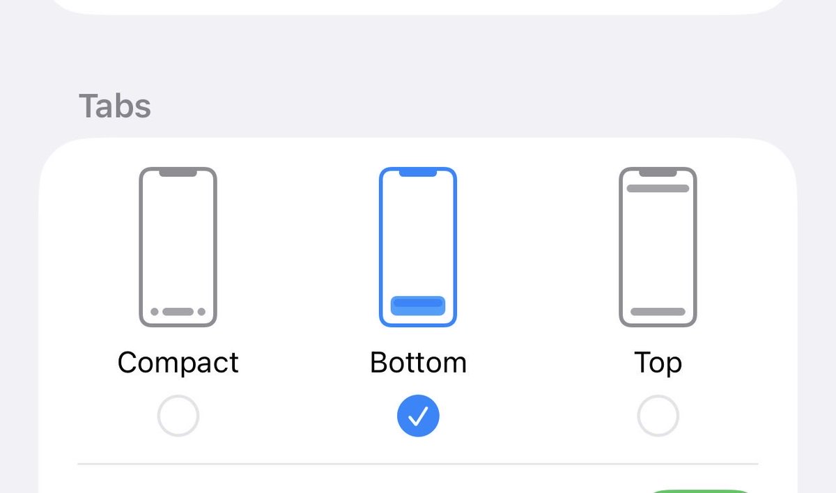 JasonMLewis3's tweet image. Settings/Apps/Safari/Tabs