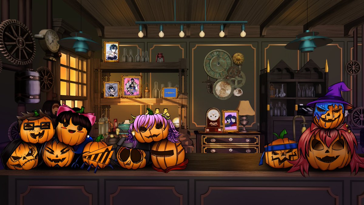 Since its spooky month, why not add a little flair for stream~👻