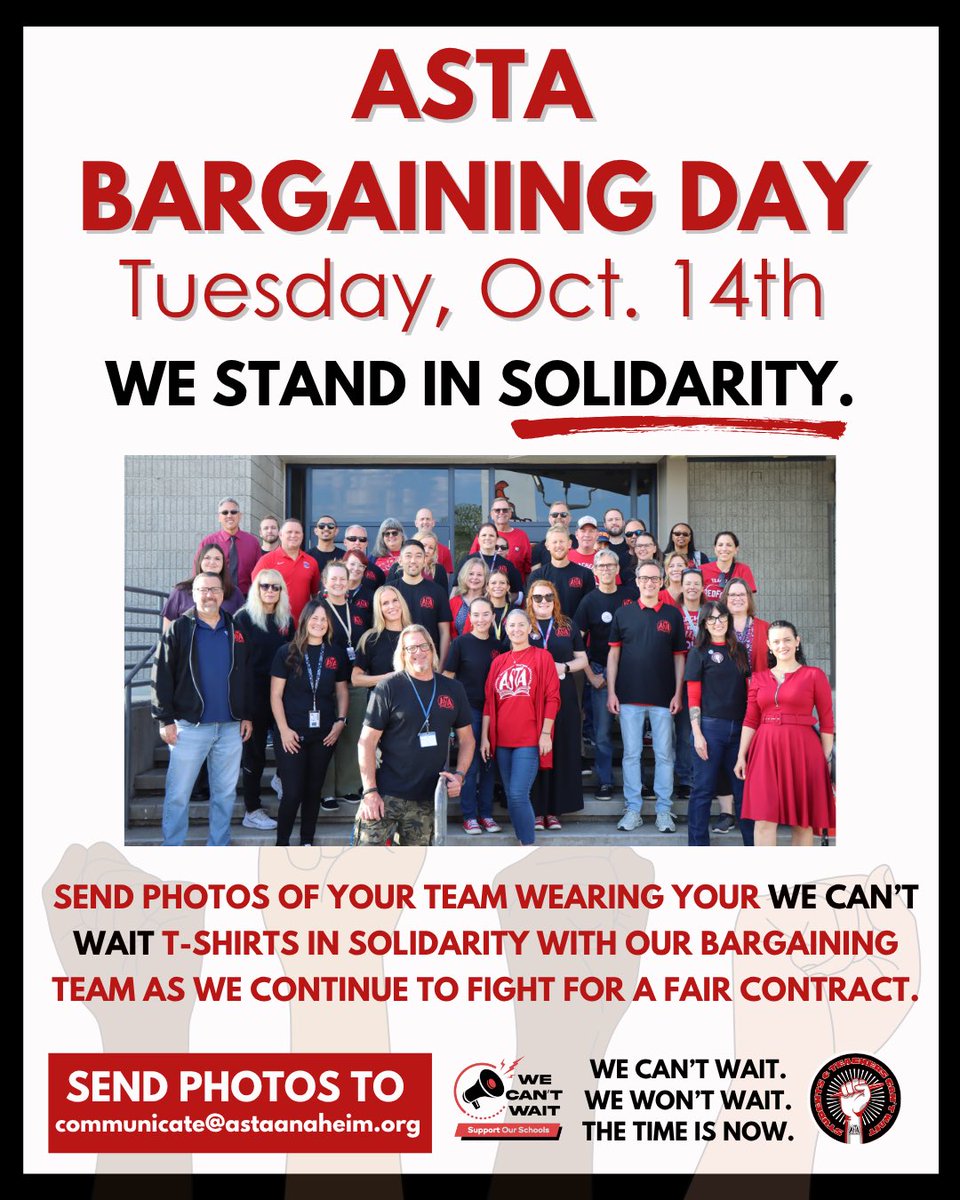 Anaheim Secondary Teachers Association tweet media