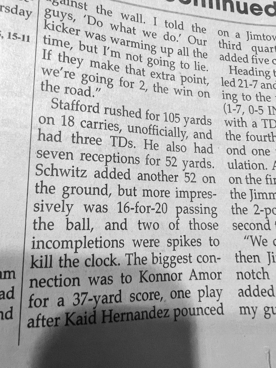Brayden Schwitz (@braydenschwitz) on Twitter photo Kept the Winning streak alive beating Jimtown for 1st time in 35 years! #Teamwork <a href="/travispalmer7_/">Travis Palmer</a> <a href="/CoachShoeGVSU/">Ian Shoemaker</a> <a href="/CoachKeaveney/">Will Keaveney</a> <a href="/CoachPatchUSF/">Eli Patchett</a> <a href="/PrepRedzoneIN/">Prep Redzone Indiana</a> <a href="/IndianaPreps/">Indiana Preps</a> <a href="/SidelinePreps/">Sideline Preps</a> <a href="/rbrady1313/">Ryan Brady</a> <a href="/FBCoachEngle/">Michael Engle</a> <a href="/mckeonwc/">Billy McKeon</a> <a href="/CamAllenFB/">Cam Allen</a> Kept the Winning streak alive beating Jimtown for 1st time in 35 years! #Teamwork <a href="/travispalmer7_/">Travis Palmer</a> <a href="/CoachShoeGVSU/">Ian Shoemaker</a> <a href="/CoachKeaveney/">Will Keaveney</a> <a href="/CoachPatchUSF/">Eli Patchett</a> <a href="/PrepRedzoneIN/">Prep Redzone Indiana</a> <a href="/IndianaPreps/">Indiana Preps</a> <a href="/SidelinePreps/">Sideline Preps</a> <a href="/rbrady1313/">Ryan Brady</a> <a href="/FBCoachEngle/">Michael Engle</a> <a href="/mckeonwc/">Billy McKeon</a> <a href="/CamAllenFB/">Cam Allen</a>