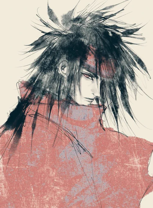 #HappyBirthdayVincentValentine おめでとうヴィンセント! 3作目操作できるの楽しみに待ってる! 過去絵です
