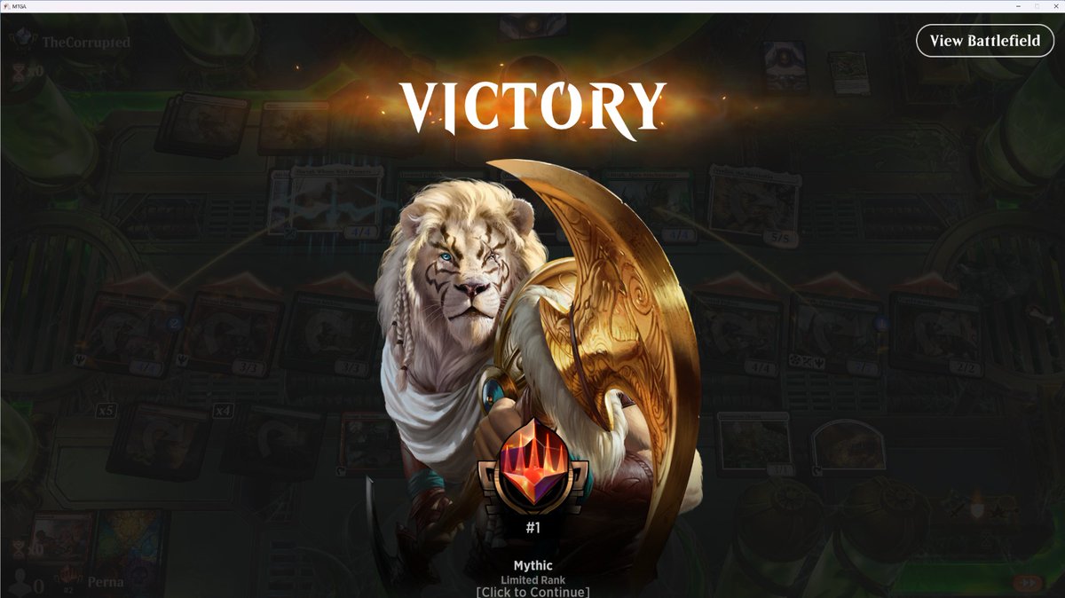 Perna_HS's tweet photo. Fala, pessoal!

Tava um bom tempo sem postar desde que larguei o HS, mas voltei a jogar Magic no mês passado e ontem peguei rank #1 em Limited.
Depois de chegar no #12, tive que fazer 33W–6L pra alcançar o topo.
Feliz demais com o resultado e por ver que ainda sei jogar MTG kkkkk https://t.co/XgFSz5CdhH