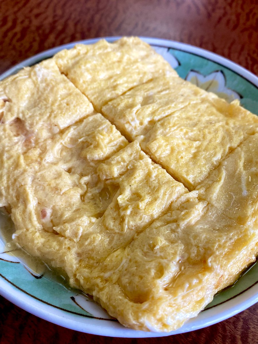 出汁巻き玉子🥰
ジュワジュワ〜(*´▽｀*)
 #一富士食堂