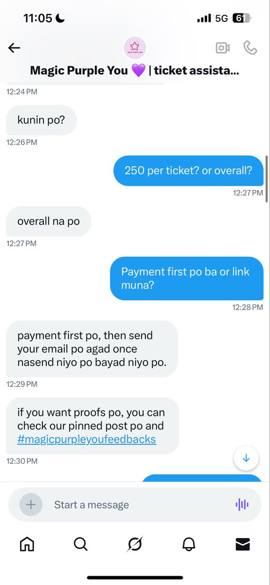 lvdcnd's tweet photo. Thank you so much @magicpurpleyou Secured ang slot agad after 30 minutes hehehe 🥰🫶🏻 !!!! #magicpurpleyoufeedbacks https://t.co/NN4GBm9NTL