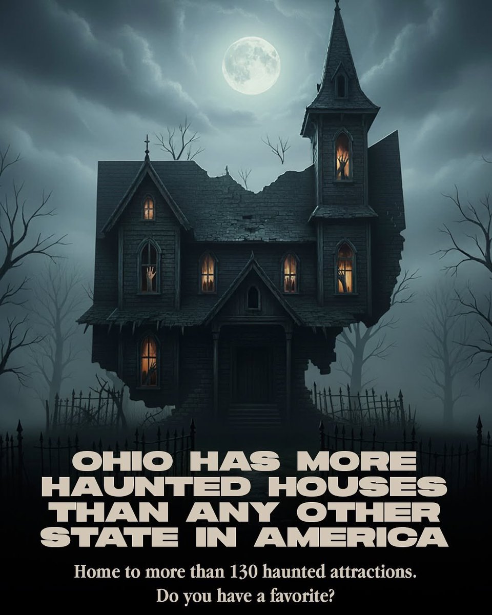 ImFromCle's tweet photo. When it comes to haunted houses, Ohio leads the way! 👻

Do you have a favorite? 🤔

(THREAD) https://t.co/Tbs44c1OlG