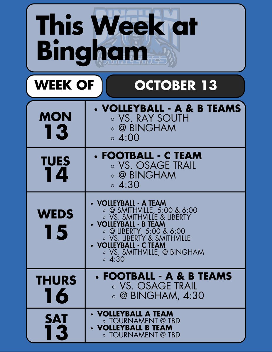 STUCOBingham's tweet photo. This week...
#BearsRising
#StayNorth https://t.co/Vc37yRyt6Y