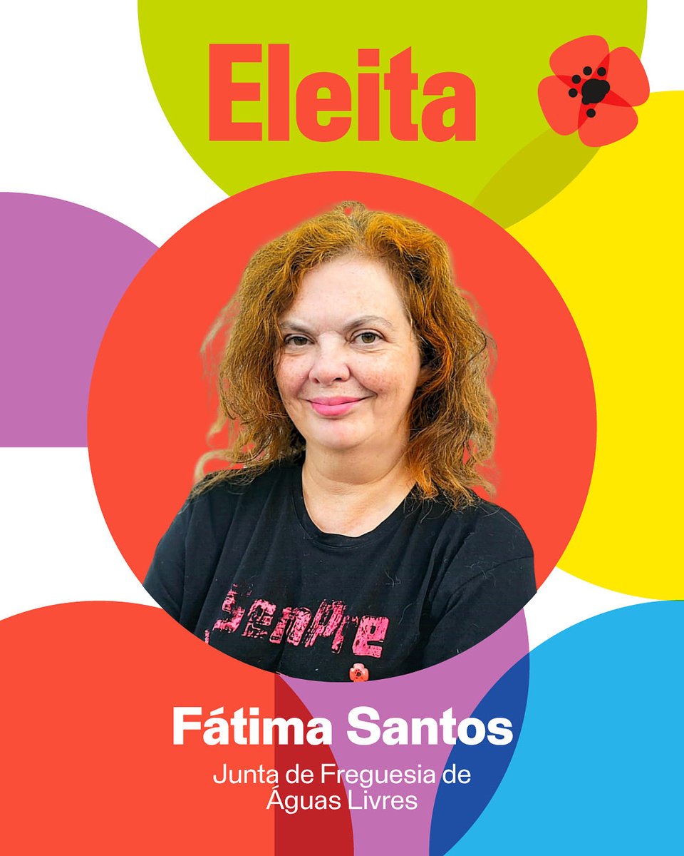 Fátima Santos eleita para a freguesia de Águas Livres. Parabéns 🎉