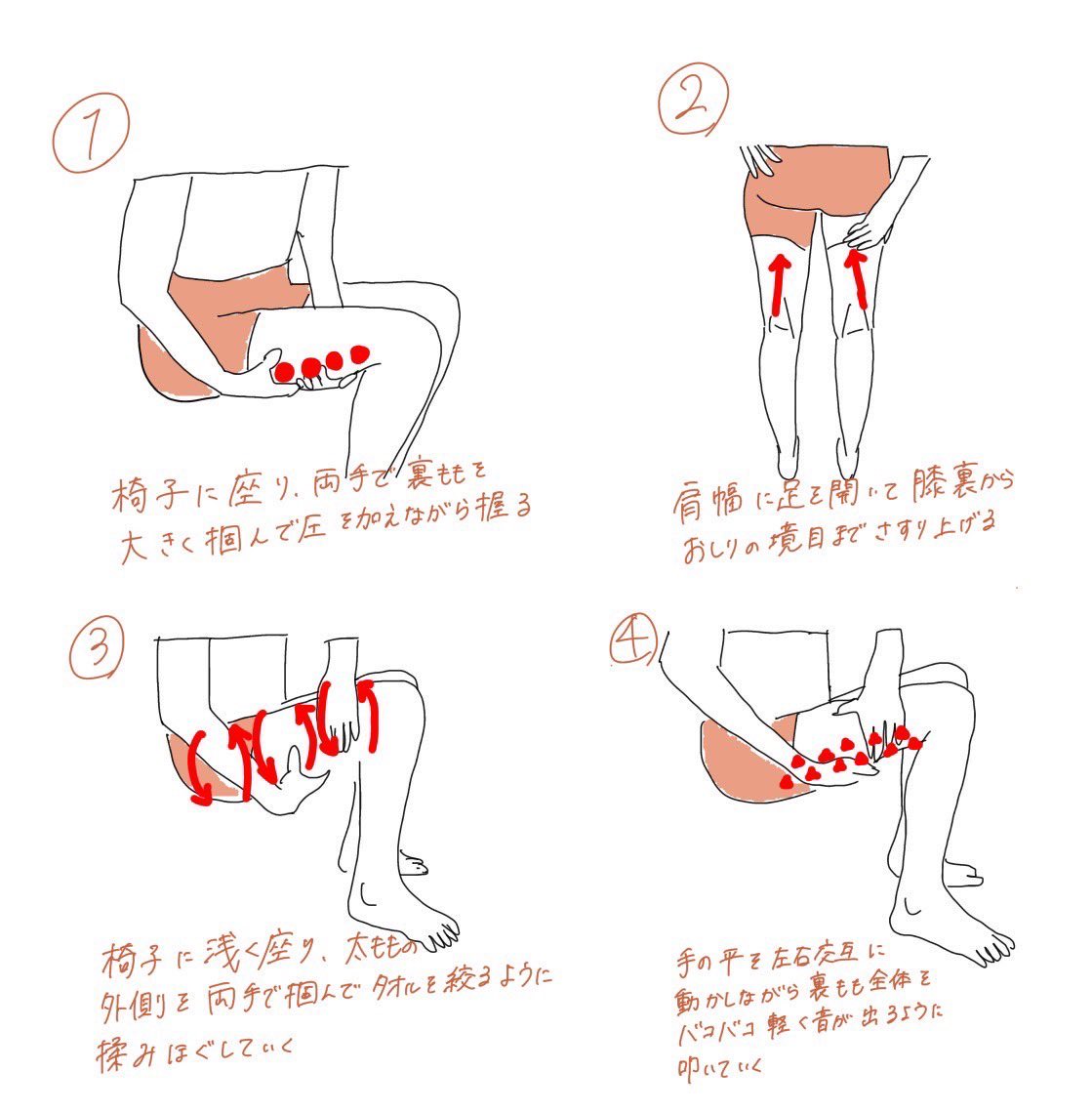 FeriRam86706599's tweet image. 脚の脂肪がドバドバ落ちてくマッサージはこれ👇🏻裏ももver.