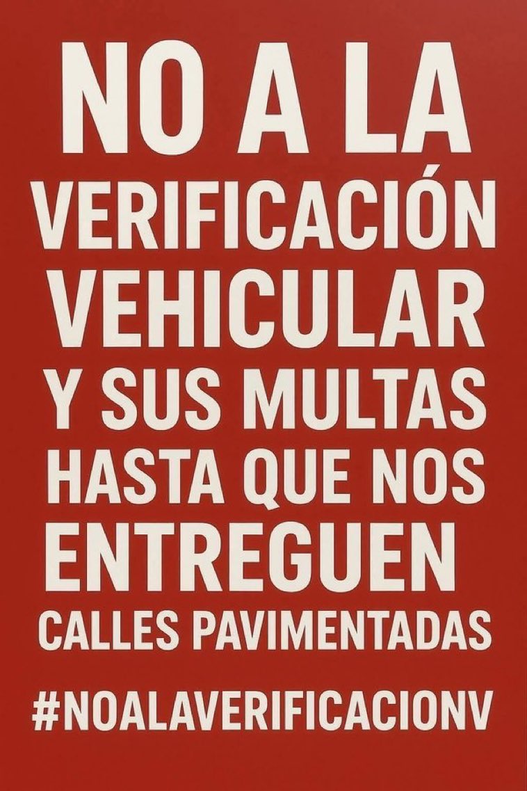 La verificación es una extorsión.