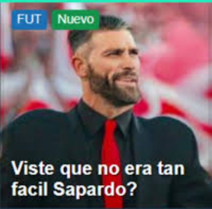FeernaVelasquez's tweet photo. Pensar que este Chad le dió a gallardo un equipo que iba a jugar la final libertadores en el monumental y ahora sapardo gasto 100 palos para perder con riestra y sarmiento de local https://t.co/IsRMTfJGQy