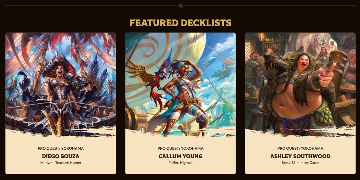 PQでいろんなヒーローが結果出してる！
さっそく公式でリスト見れる🤖
fabtcg.com/decklists/