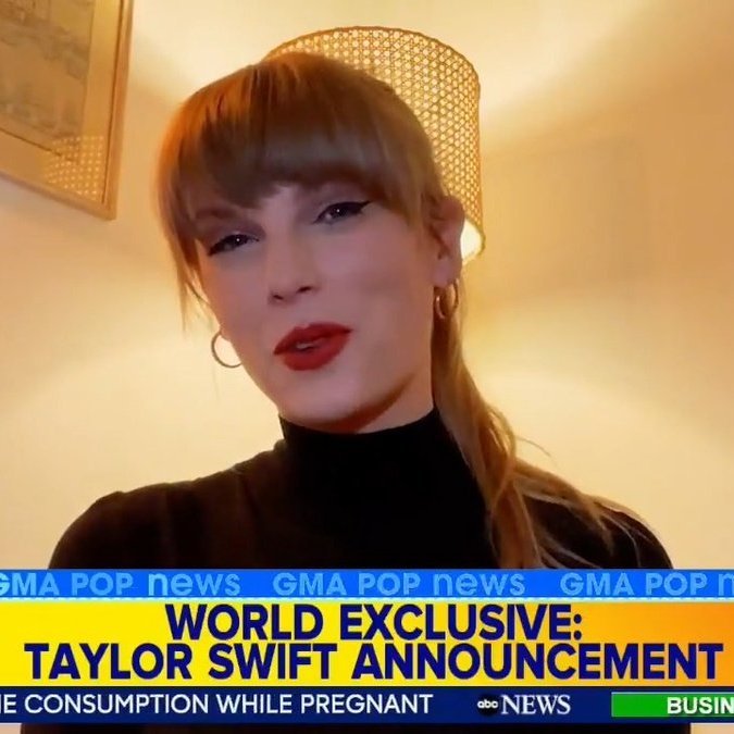 🚨: 'Good Morning America' will air an exclusive Taylor Swift announcement tonight at approximately 11.20pm AEDT.
