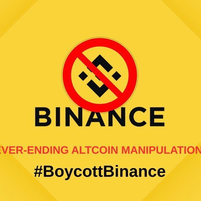 cryptofenom's tweet photo. #binanceboycott
#BoycottBinance

Binance ve Cz nin hesaplarının takibini bırakalım arkadaşlar... https://t.co/Yvi9MhbfVC