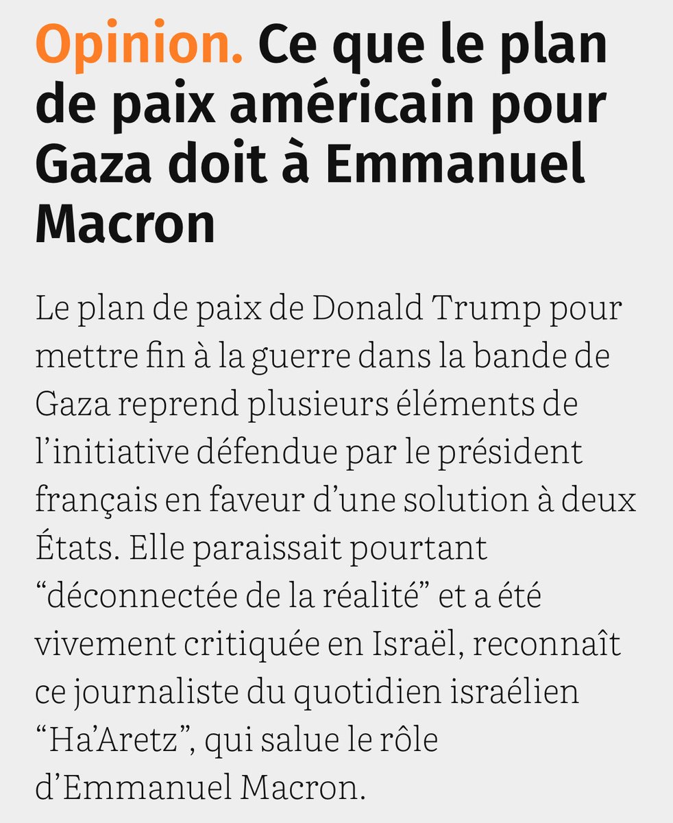 <a href="/MelkiMuriel/">Muriel Ouaknine-Melki</a> <a href="/JTD_FR/">JTD_FR</a> <a href="/jnbarrot/">Jean-Noël Barrot</a> <a href="/EmmanuelMacron/">Emmanuel Macron</a> Je pose ça là .. avis d’un journaliste israélien