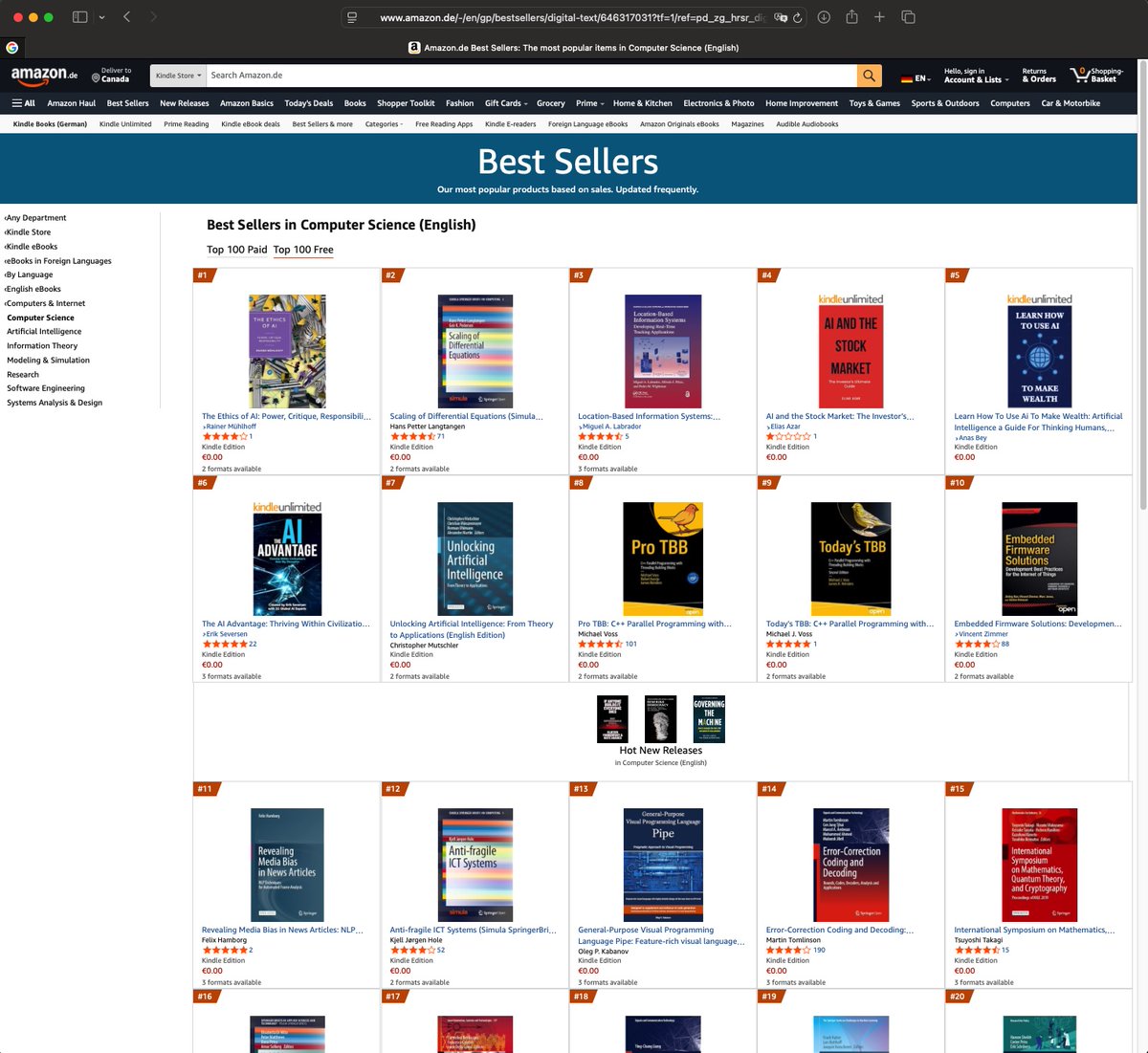toplinesoftsys's tweet image. Top positions in Amazon bestseller lists (Oct., 2025):

2-Software Development (Canada)
7-Software Development (Germany)
12-Programming Languages &amp;amp; Tools (Germany)
13-Computer Science (Germany)

For details, visit: pipelang.com

#visualprogramming #programminglanguage