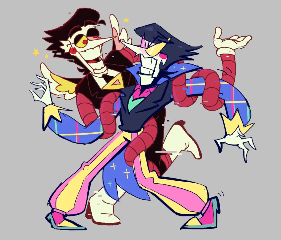Collab with <a href="/PegiBruno/">☮Stas☮</a> 

We loooove "Into The Spamverse"
#DELTARUNE #deltaruneAU #spamton