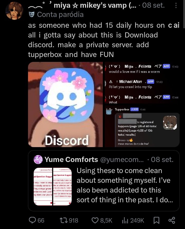 theaterfoxx's tweet image. gave  actual  advice  for  people  that  dont  wanna  use  c  ai  😭😭😭😭