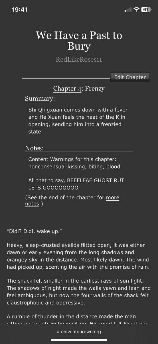 RedLikeRozes23's tweet image. 🍖🍃 We Have a Past to Bury🍃🍖

💚CHAPTER 4 is up!!🖤

Beefleaf ghost rut…. Need I say more, folks??

Link below 🔗⬇️

@fandom_beefleaf #beefleafweek2025 #beefleaf #shiqingxuan #hexuan #shuangxuan #双玄